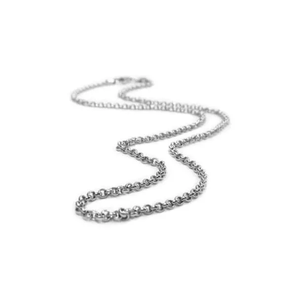 Belle Etoile Sterling Silver Chain - Thin Rolo - 20