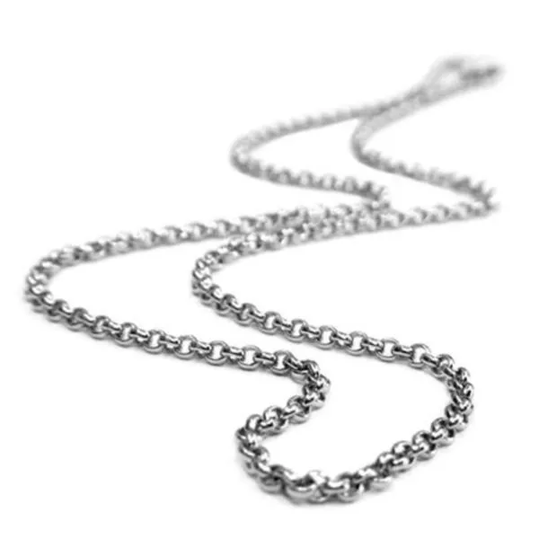 Belle Etoile Sterling Silver Chain - Thick Rolo - 18