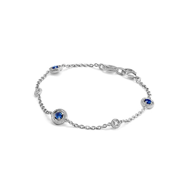 Judith Ripka Blue Sapphire and Diamond Bracelet Blue Marlin Jewelry, Inc. Islamorada, FL