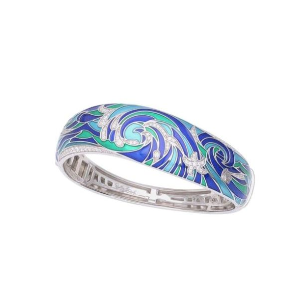 Belle Etoile Wave Bangle Blue Marlin Jewelry, Inc. Islamorada, FL