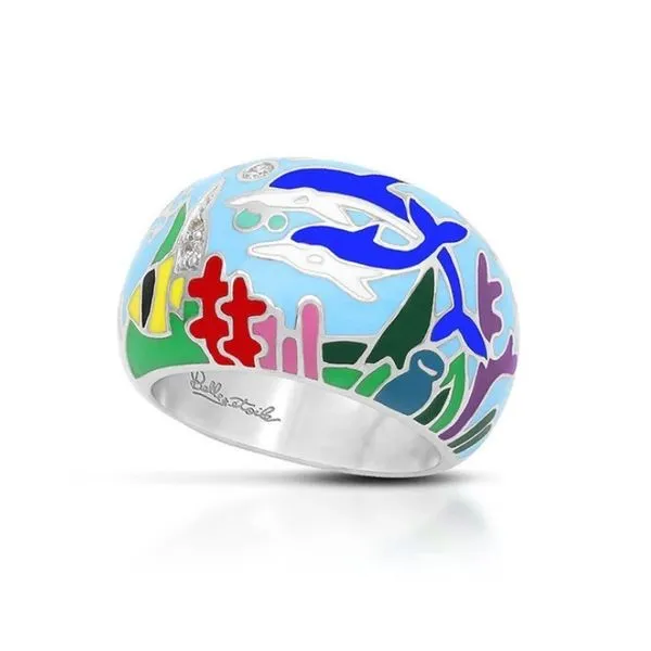 Belle Etoile Dolphin Ring Blue Marlin Jewelry, Inc. Islamorada, FL