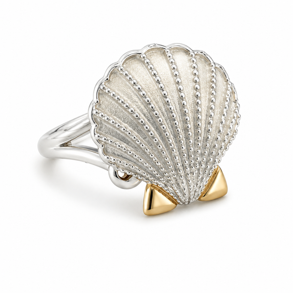 Steven Douglas Scallop Shell Ring Blue Marlin Jewelry, Inc. Islamorada, FL