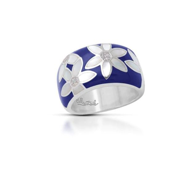 Belle Etoile Silver Moonflower Ring Blue Marlin Jewelry, Inc. Islamorada, FL