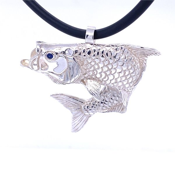 Silver Tarpon Pendant Blue Marlin Jewelry, Inc. Islamorada, FL