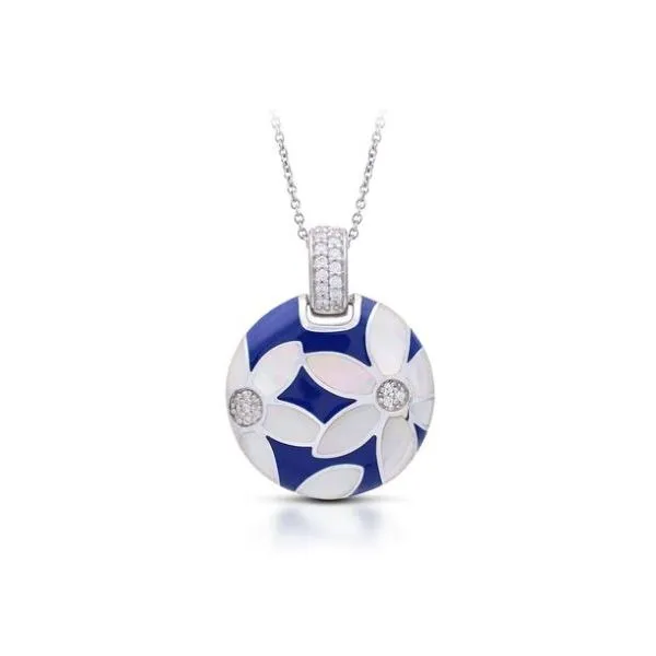 Belle Etoile Silver Moonflower Pendant Blue Marlin Jewelry, Inc. Islamorada, FL