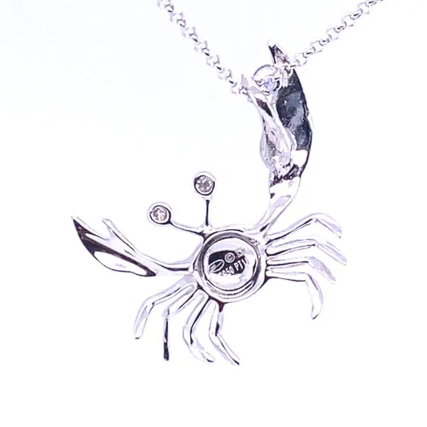 Denny Wong Tanzanite Crab Pendant with Diamonds Image 3 Blue Marlin Jewelry, Inc. Islamorada, FL