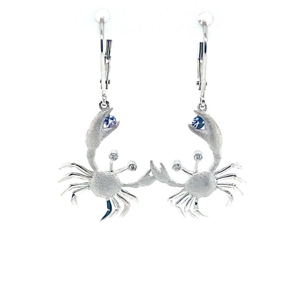 Denny Wong Tanzanite Crab Earrings Blue Marlin Jewelry, Inc. Islamorada, FL