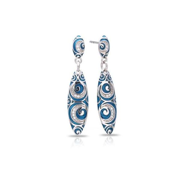 Belle Etoile Silver Atlantis Earrings Blue Marlin Jewelry, Inc. Islamorada, FL