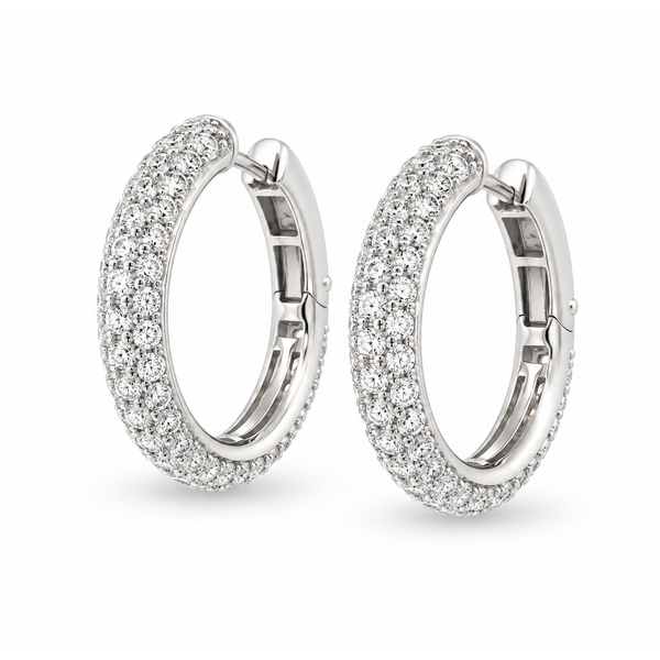Belle Etoile Sterling Silver Hoops Blue Marlin Jewelry, Inc. Islamorada, FL