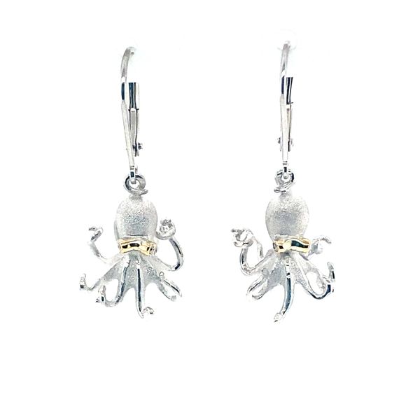 Denny Wong Silver Octopus Earrings Blue Marlin Jewelry, Inc. Islamorada, FL