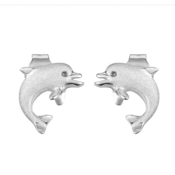Denny Wong Jumping Dolphin Earrings Blue Marlin Jewelry, Inc. Islamorada, FL