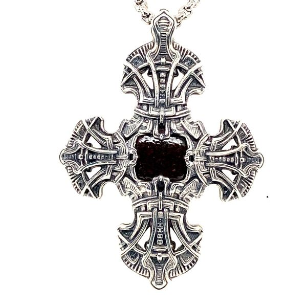 William Henry Black Onyx Cross Necklace Blue Marlin Jewelry, Inc. Islamorada, FL