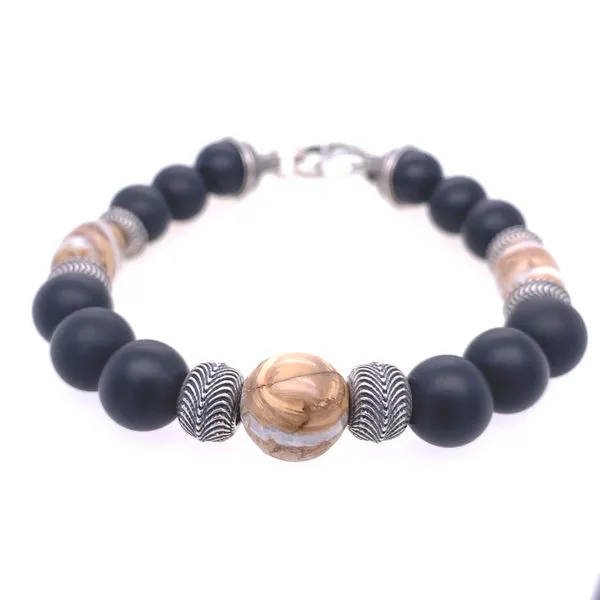 William Henry 'Ice Age' Bead Men's Bracelet Blue Marlin Jewelry, Inc. Islamorada, FL