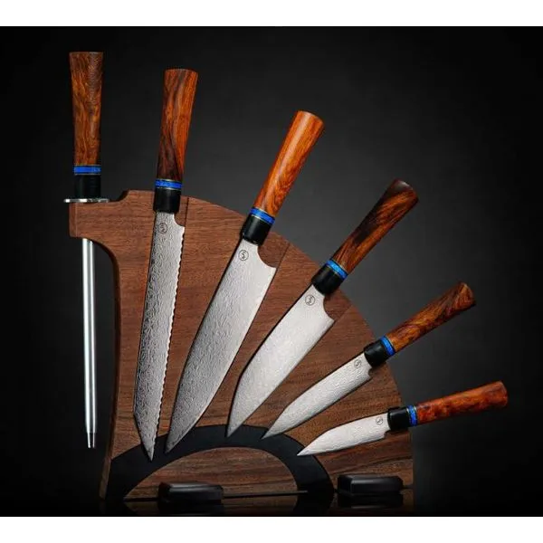 William Henry Kultro Gourmet Series Knife Set Blue Marlin Jewelry, Inc. Islamorada, FL