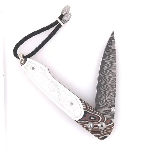William Henry Carved Mother Of Pearl Knife Blue Marlin Jewelry, Inc. Islamorada, FL