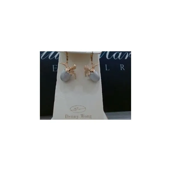 Denny Wong Turtle Hatchling Earring Blue Marlin Jewelry, Inc. Islamorada, FL