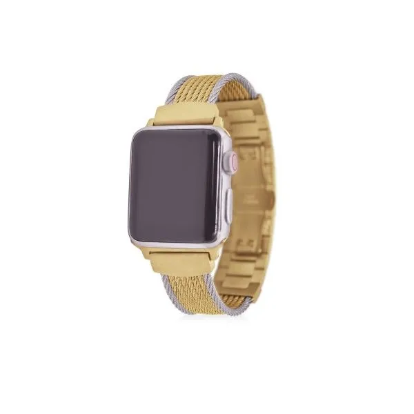 iALOR™ Yellow & Grey Cable 8-Row Apple Watch® Band (fits 38-42mm watch) Blue Marlin Jewelry, Inc. Islamorada, FL