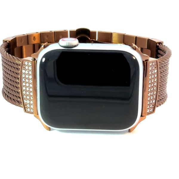 10-Row Cable Apple Watch® Band with Diamonds Blue Marlin Jewelry, Inc. Islamorada, FL
