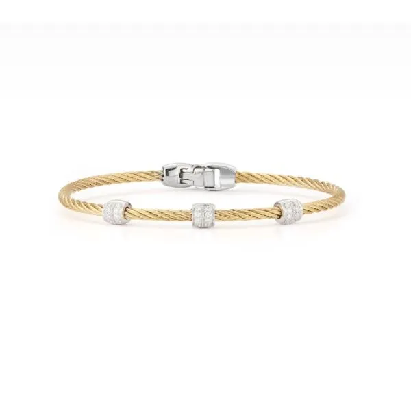 ALOR ALOR Black Cable XO Bracelet 001-823-00438 Islamorada