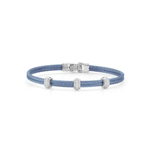 ALOR Island Blue Cable Bracelet Blue Marlin Jewelry, Inc. Islamorada, FL