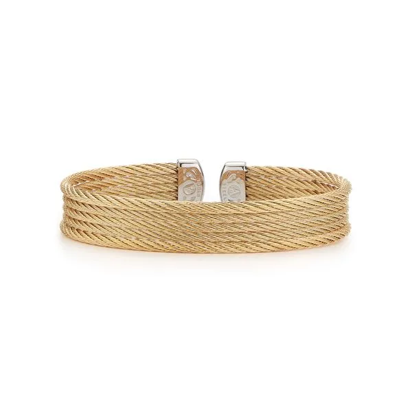 ALOR Yellow Cable Cuff Essentials 5-Row Mini Cuff Blue Marlin Jewelry, Inc. Islamorada, FL