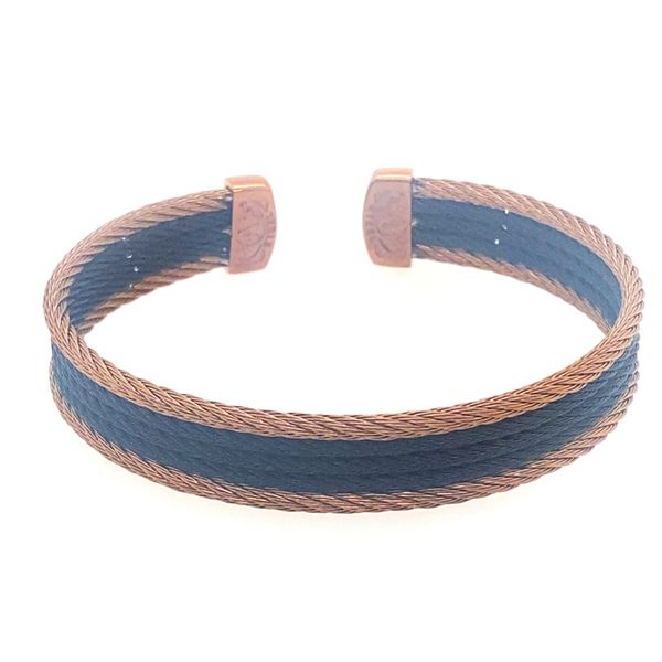 ALOR Bronze and Black 5 Row Cable Cuff Blue Marlin Jewelry, Inc. Islamorada, FL
