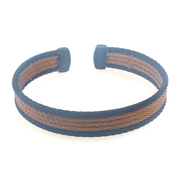 ALOR Bronze and Black 5 Row Cable Cuff Blue Marlin Jewelry, Inc. Islamorada, FL
