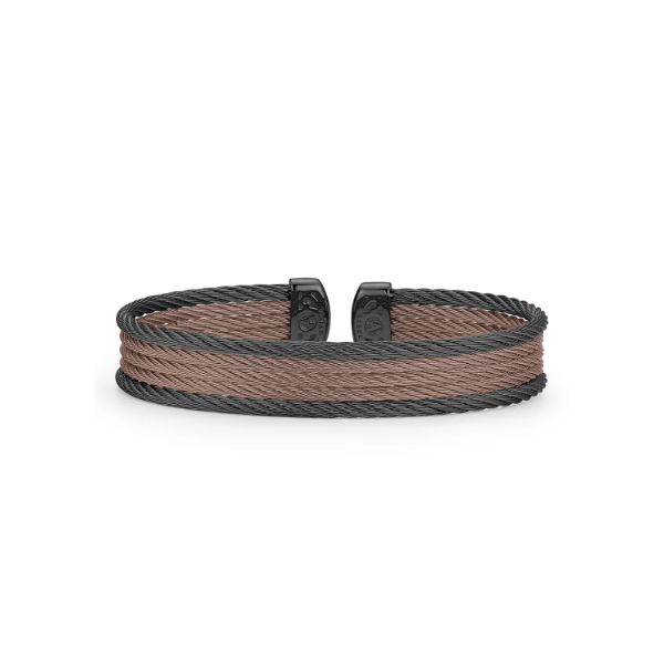 ALOR Bronze and Black 5 Row Cable Cuff Blue Marlin Jewelry, Inc. Islamorada, FL