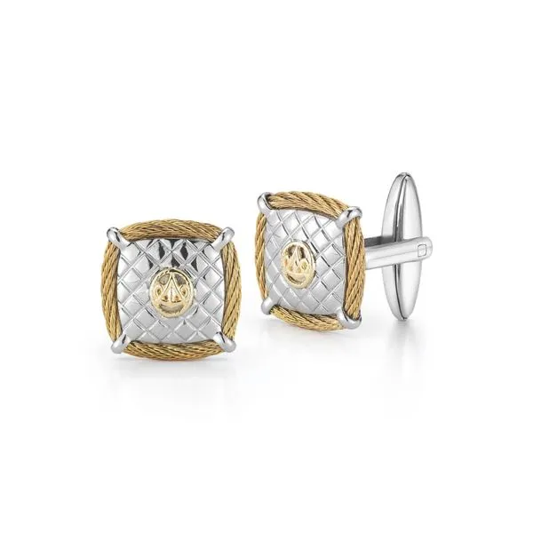 Square Cable Cuff Links Blue Marlin Jewelry, Inc. Islamorada, FL