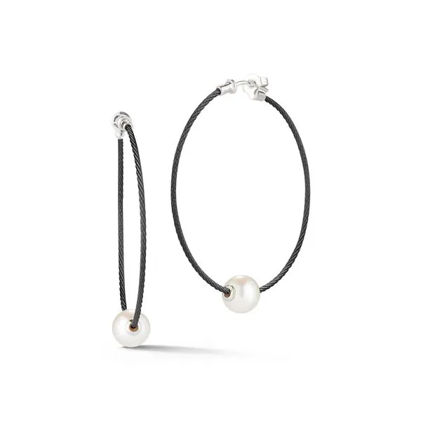 Alor Freshwater Pearl Cable Earrings Blue Marlin Jewelry, Inc. Islamorada, FL