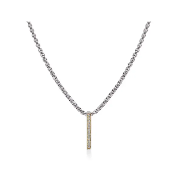 ALOR Petite Linear Bar Necklace Blue Marlin Jewelry, Inc. Islamorada, FL