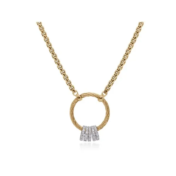 Stainless Steel Open Circle Necklace Blue Marlin Jewelry, Inc. Islamorada, FL