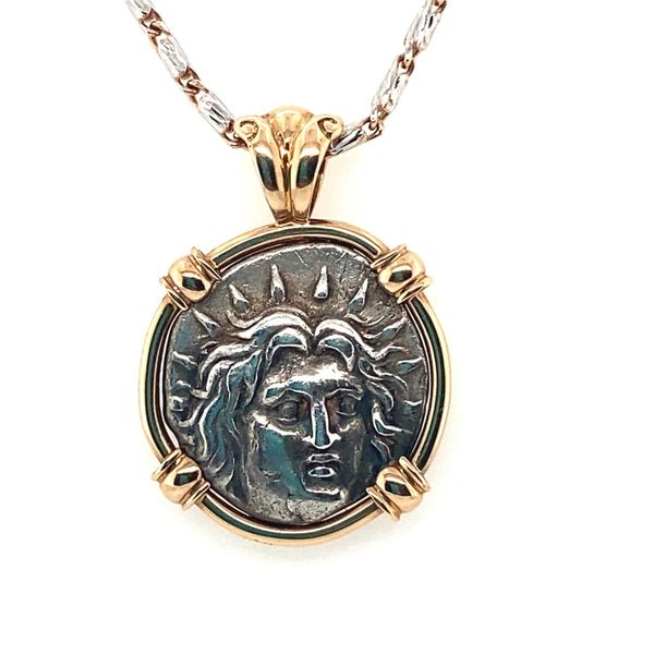 Historical Ancient Greek Helios Coin Pendant Blue Marlin Jewelry, Inc. Islamorada, FL