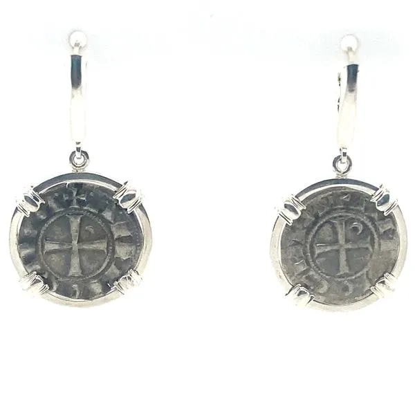 Historical Crusader Coin Earrings Blue Marlin Jewelry, Inc. Islamorada, FL