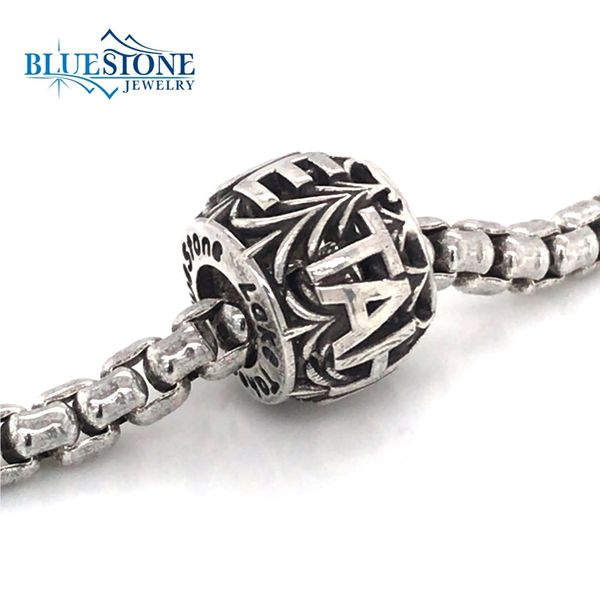 Silver Lake Tahoe with Trees Bead Charm for Pandora Bracelet Image 3 Bluestone Jewelry Tahoe City, CA