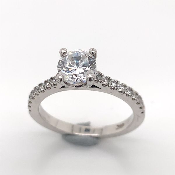 14 Karat White Gold Engagement Ring Bluestone Jewelry Tahoe City, CA