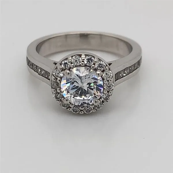 14 Karat White Gold Engagement Ring Image 2 Bluestone Jewelry Tahoe City, CA