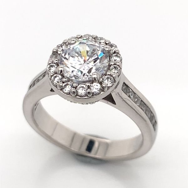 14 Karat White Gold Engagement Ring Bluestone Jewelry Tahoe City, CA