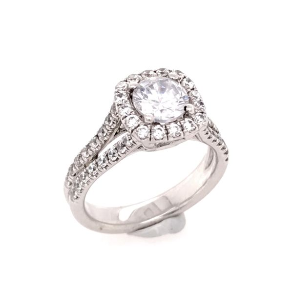14 Karat White Gold Engagement Ring Bluestone Jewelry Tahoe City, CA