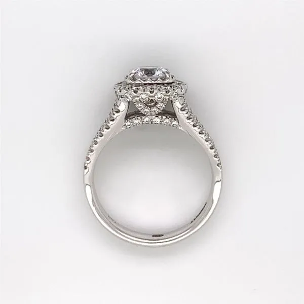 18 Karat White Gold Engagement Ring Image 4 Bluestone Jewelry Tahoe City, CA