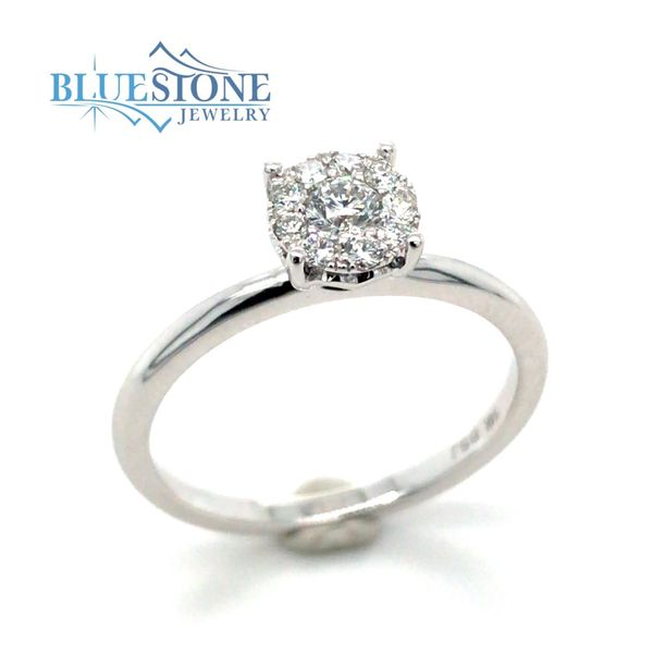 14 Karat White Gold Diamond Engagement Ring Bluestone Jewelry Tahoe City, CA