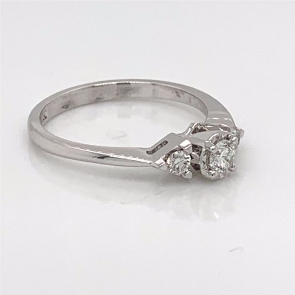 14K White Gold Engagement Ring Image 2 Bluestone Jewelry Tahoe City, CA