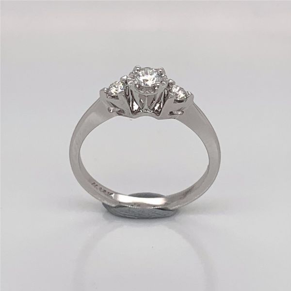 14K White Gold Engagement Ring Image 3 Bluestone Jewelry Tahoe City, CA