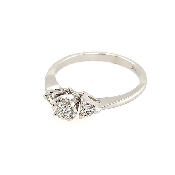 14K White Gold Engagement Ring Image 5 Bluestone Jewelry Tahoe City, CA