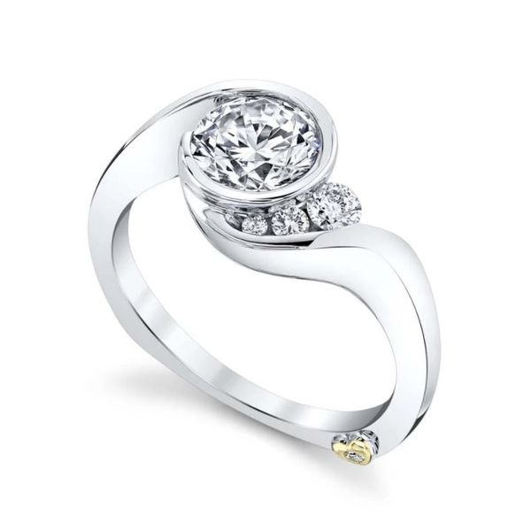14 Karat White Gold Diamond Engagment Ring Image 2 Bluestone Jewelry Tahoe City, CA