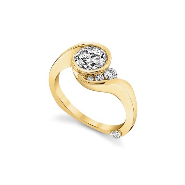 14 Karat White Gold Diamond Engagment Ring Image 4 Bluestone Jewelry Tahoe City, CA