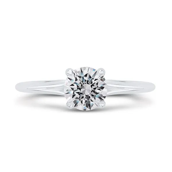 14K White Gold Solitare Diamond Engagement Ring- Special Order Only Image 2 Bluestone Jewelry Tahoe City, CA