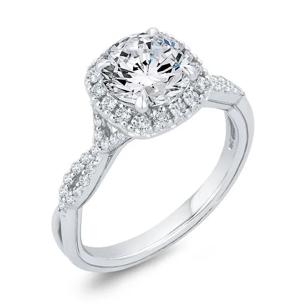 14 Karat White Gold Diamond Engagement Ring- Special Order Only Image 2 Bluestone Jewelry Tahoe City, CA