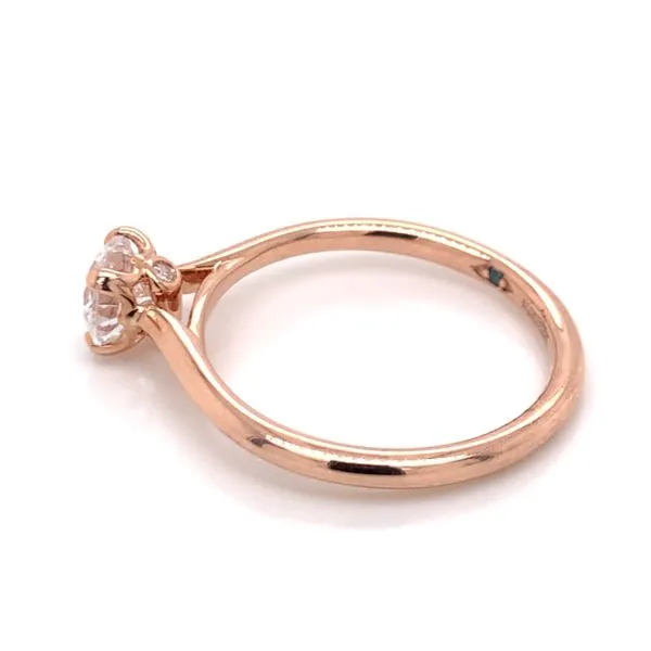 14K Rose Gold 0.75ct Round Diamond Engagement Ring- Special Order Only Image 3 Bluestone Jewelry Tahoe City, CA