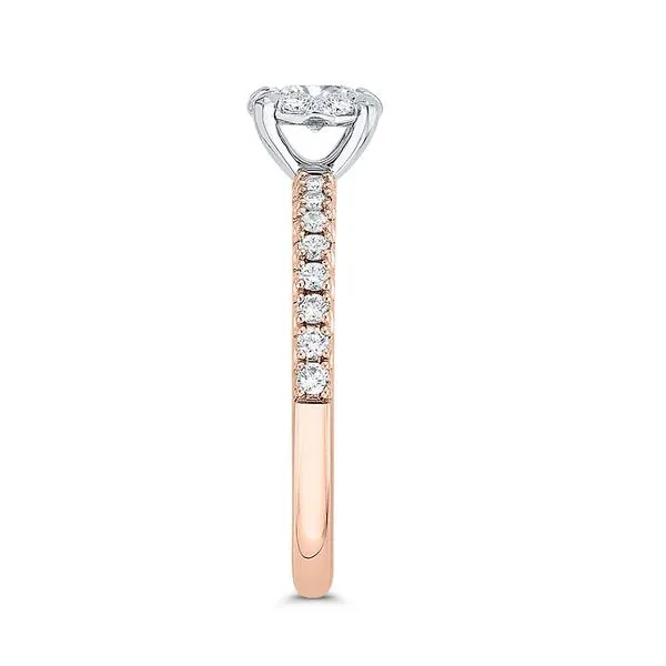 14 Karat Rose Gold Diamond Engagement Ring- Special Order Only Image 3 Bluestone Jewelry Tahoe City, CA